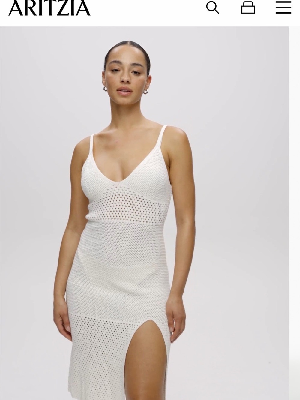 Aritzia Evie Midi Dress XL